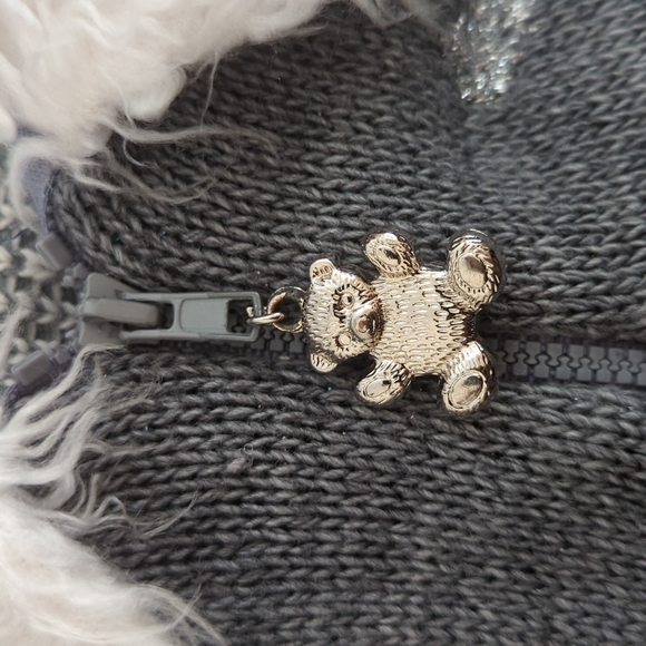 Christmas Vintage Teddy Bear Sweater Size Kids 5/6 - Picture 5 of 12